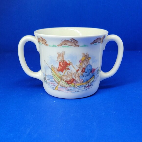 Royal Doulton Bunnykins Rowboat Hug a Mug Albion Shape - Picture 3 of 12